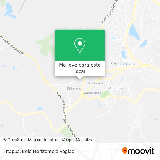 Itapuã mapa
