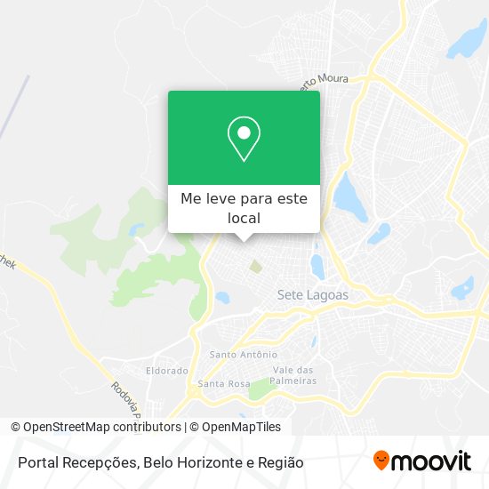 Portal Recepções mapa