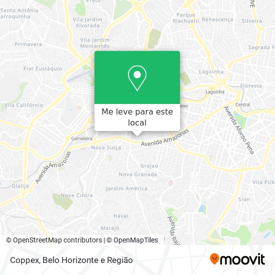 Coppex mapa