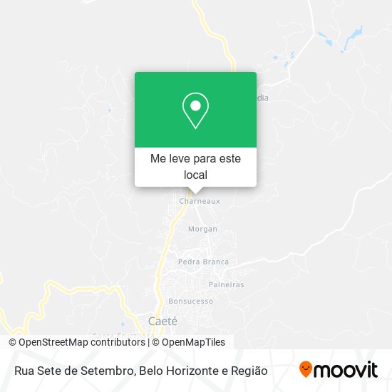 Rua Sete de Setembro mapa