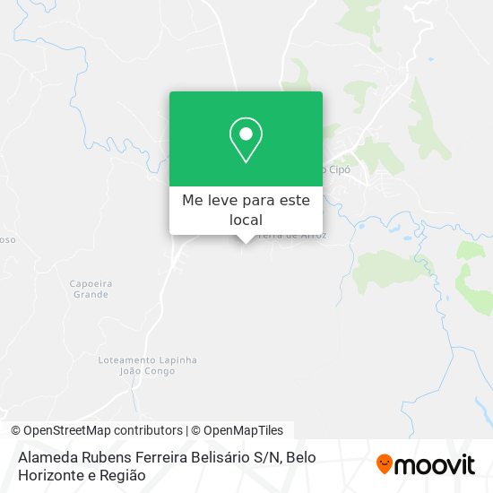 Alameda Rubens Ferreira Belisário S / N mapa