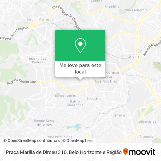 Praça Marília de Dirceu 310 mapa