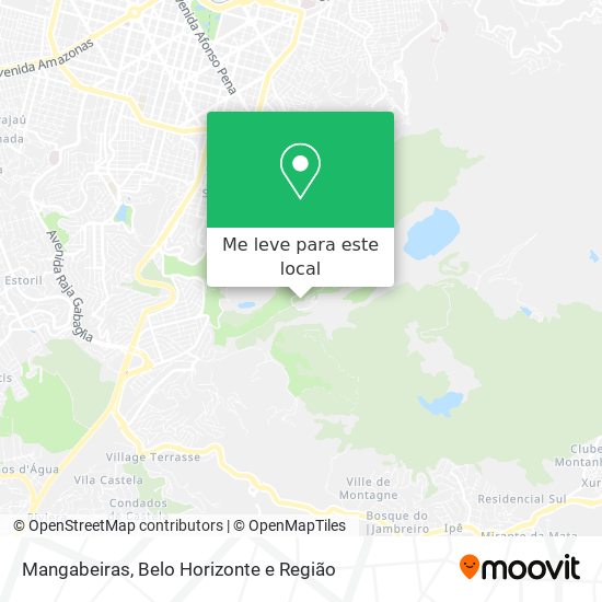 Mangabeiras mapa