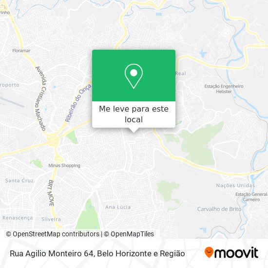 Rua Agilio Monteiro 64 mapa