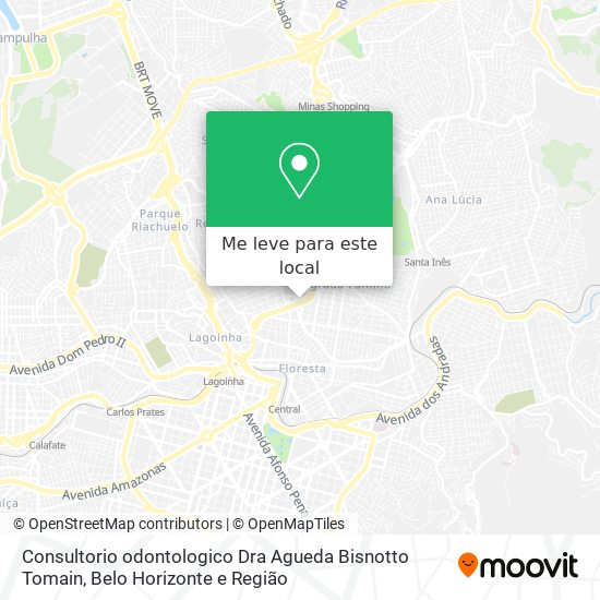 Consultorio odontologico  Dra Agueda Bisnotto Tomain mapa