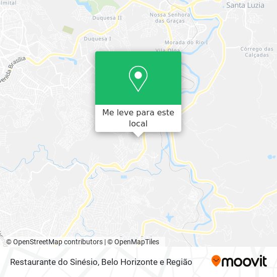 Restaurante do Sinésio mapa
