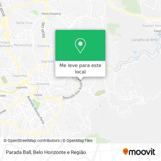 Parada Ball mapa