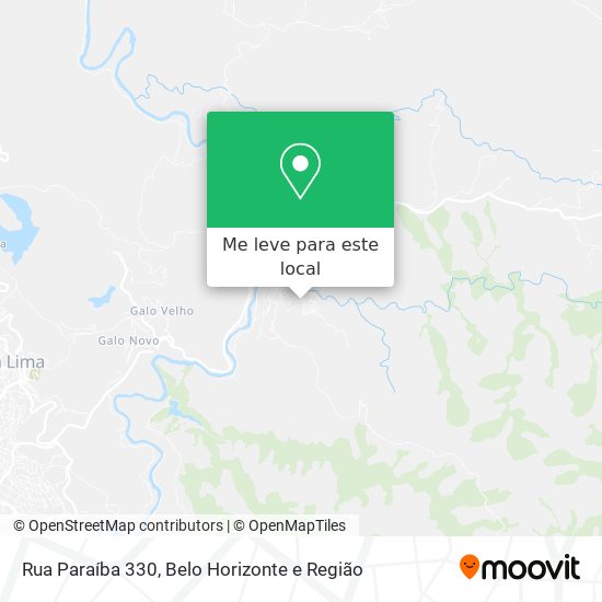 Rua Paraíba 330 mapa