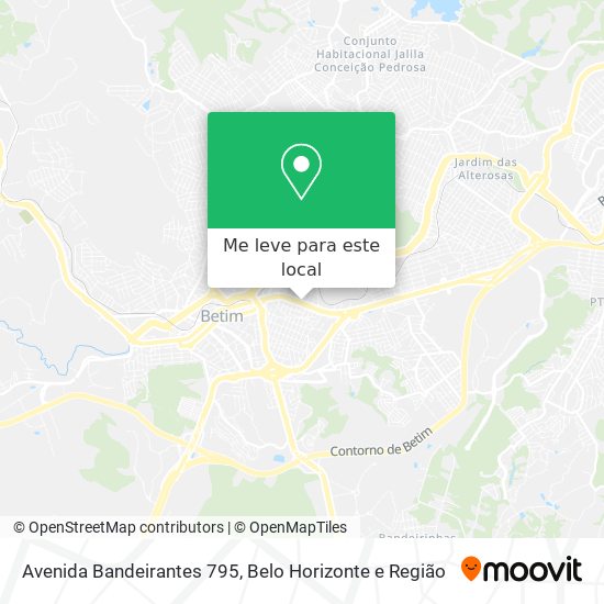Avenida Bandeirantes 795 mapa