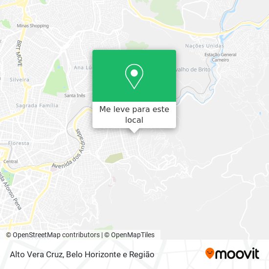 Alto Vera Cruz mapa