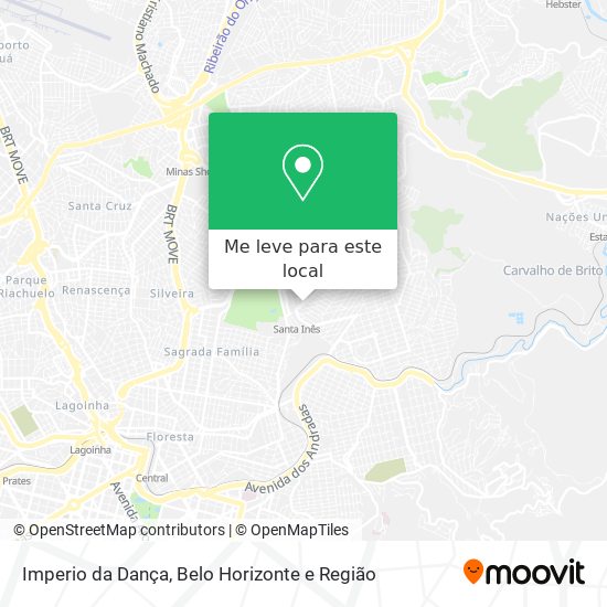 Imperio da Dança mapa
