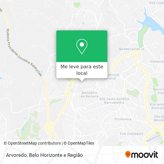 Arvoredo mapa