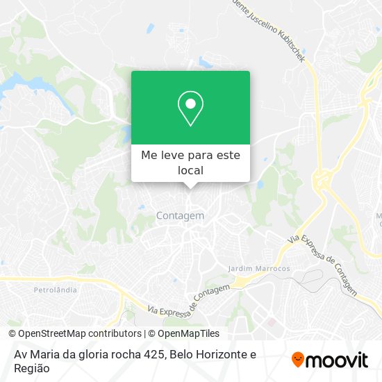 Av Maria da gloria rocha 425 mapa