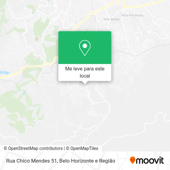 Rua Chico Mendes 51 mapa