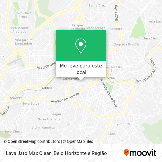 Lava Jato Max Clean mapa