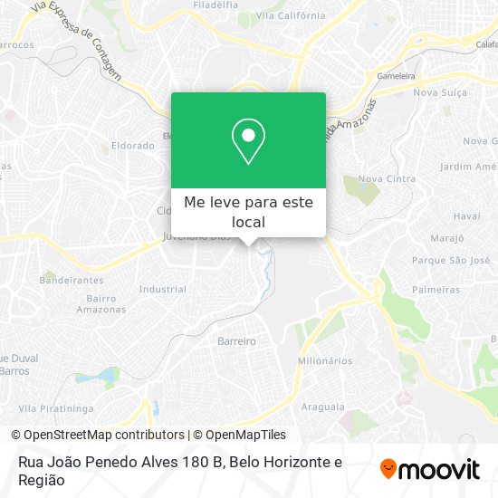 Rua João Penedo Alves 180 B mapa