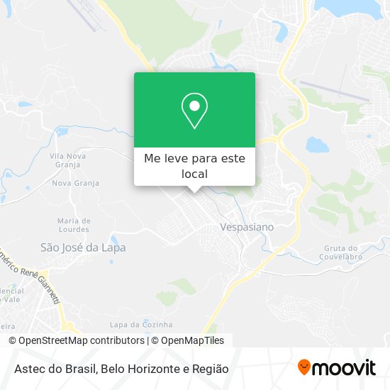 Astec do Brasil mapa