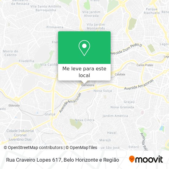 Rua Craveiro Lopes 617 mapa