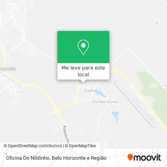 Oficina Do Nildinho mapa