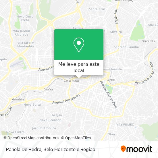 Panela De Pedra mapa
