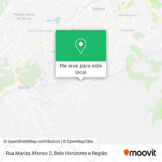 Rua Mariza Afonso 2 mapa
