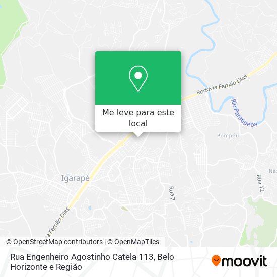Rua Engenheiro Agostinho Catela 113 mapa