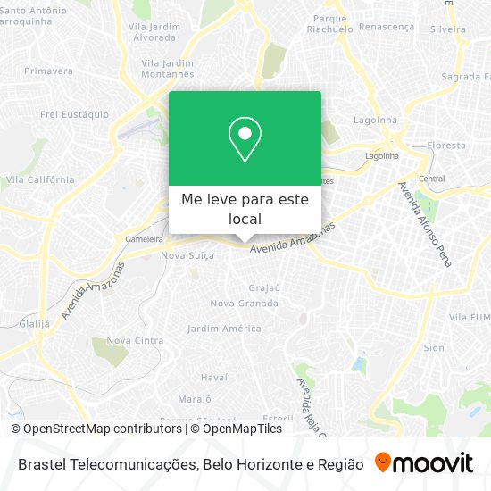 Brastel Telecomunicações mapa