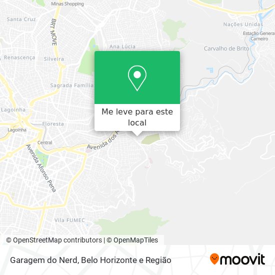 Garagem do Nerd mapa