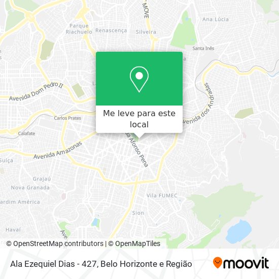 Ala Ezequiel Dias - 427 mapa