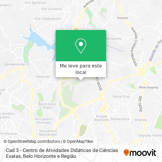 Cad 3 - Centro de Atividades Didáticas de Ciências Exatas mapa