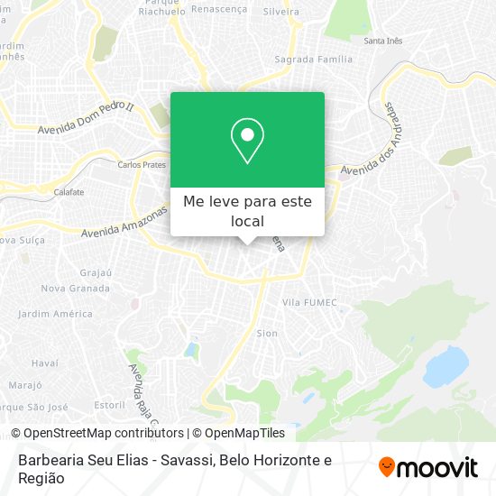 Barbearia Seu Elias - Savassi mapa