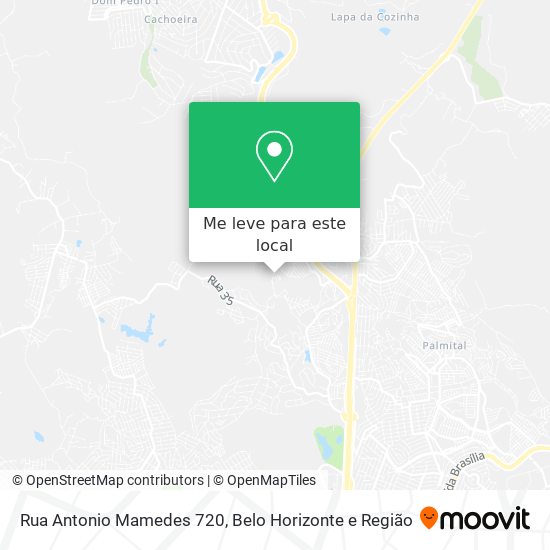 Rua Antonio Mamedes 720 mapa
