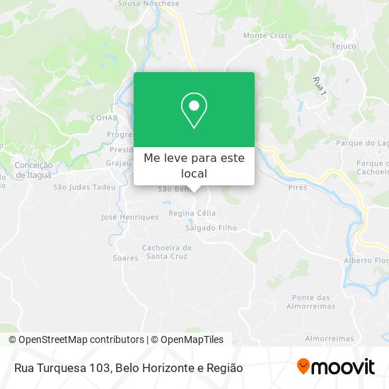 Rua Turquesa 103 mapa