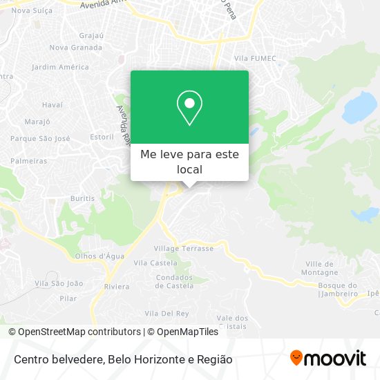 Centro belvedere mapa