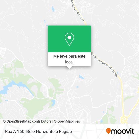 Rua A 160 mapa