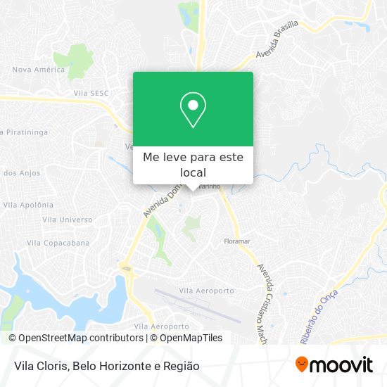 Vila Cloris mapa