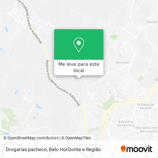 Drogarias pacheco mapa