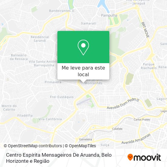 Centro Espírita Mensageiros De Aruanda mapa
