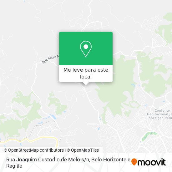 Rua Joaquim Custódio de Melo s / n mapa