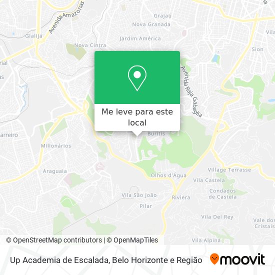 Up Academia de Escalada mapa