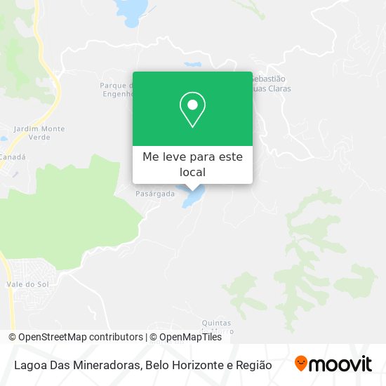 Lagoa Das Mineradoras mapa