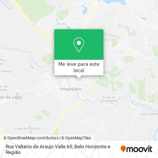 Rua Valtério de Araujo Valle 60 mapa