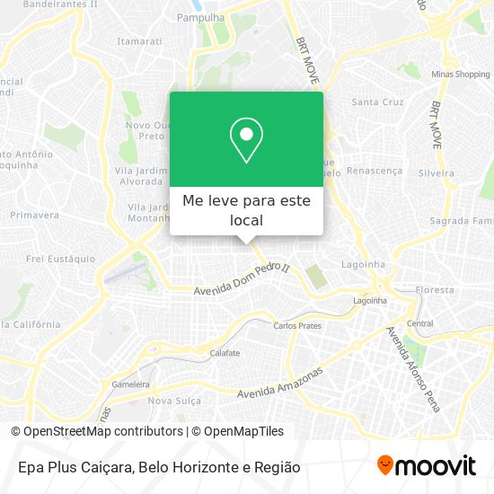 Epa Plus Caiçara mapa