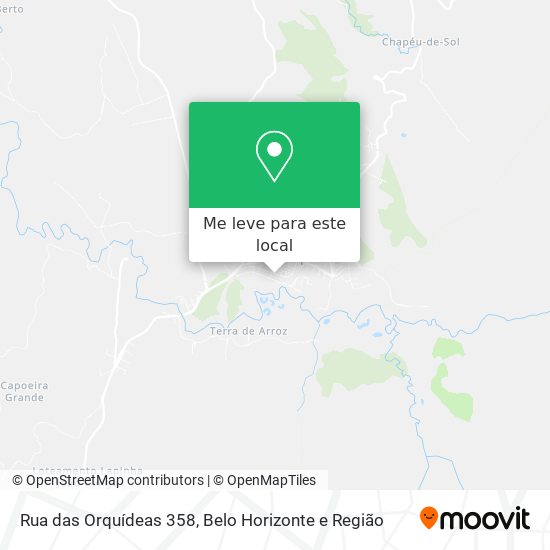 Rua das Orquídeas 358 mapa