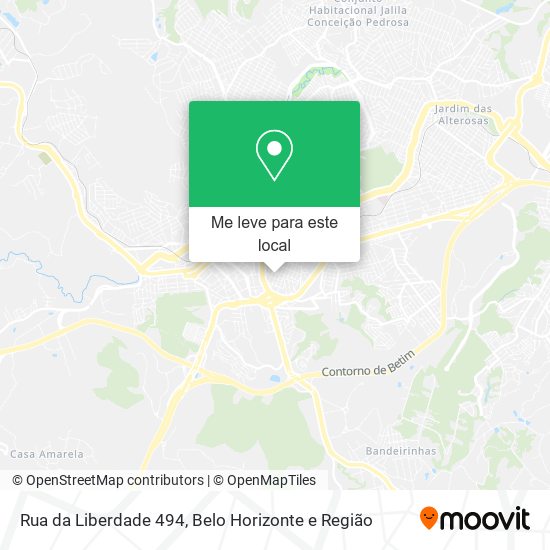 Rua da Liberdade 494 mapa