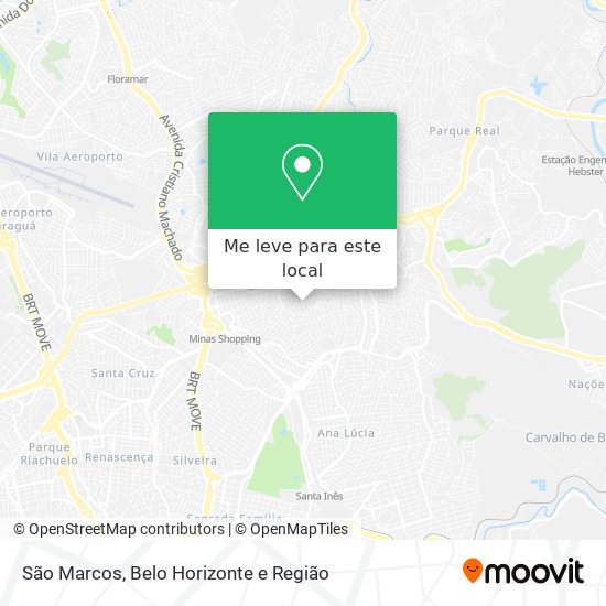 São Marcos mapa