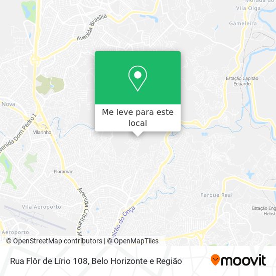 Rua Flôr de Lírio 108 mapa