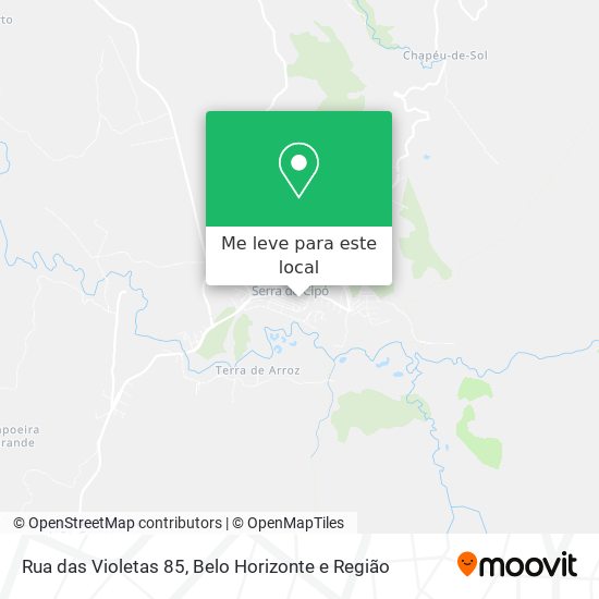 Rua das Violetas 85 mapa
