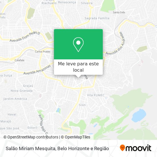 Salão Miriam Mesquita mapa