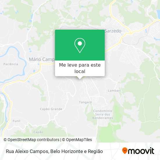 Rua Aleixo Campos mapa